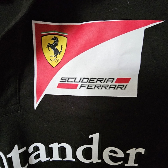 Puma Scudera Ferrari Santander Racing Polo Shirt, Black - Picture 7 of 7
